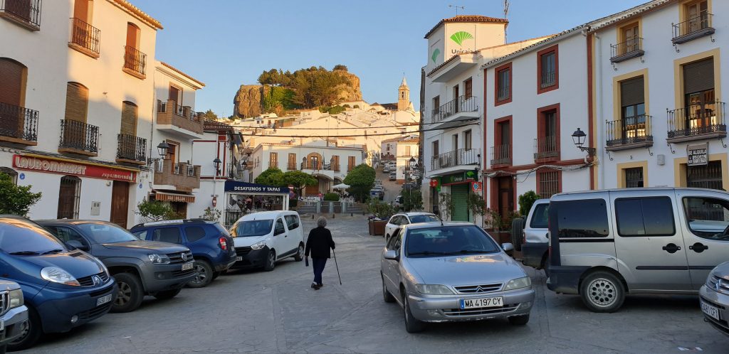 Ardales Village crowned by a huge rock