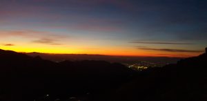 Views of Granada from Sierra nevada