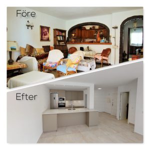 före och efter renovering riviera del sol